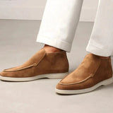 Men's Slip-On Leather Loafers, Flexible Sole