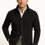 Harbour Weston Men's Wool Knit Cardigan | Casual Button-Up for Comfortable Fit