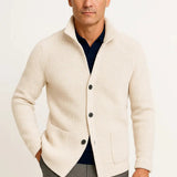 Harbour Weston Men's Wool Knit Cardigan | Casual Button-Up for Comfortable Fit