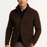 Harbour Weston Men's Wool Knit Cardigan | Casual Button-Up for Comfortable Fit