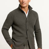 Harbour Weston Men's Wool Knit Cardigan | Casual Button-Up for Comfortable Fit