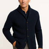 Harbour Weston Men's Wool Knit Cardigan | Casual Button-Up for Comfortable Fit