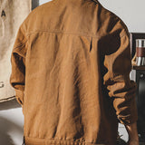 Men's Button Front Utility Jacket