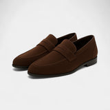 Men's Suede Slip-On Loafers