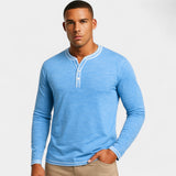 Men's Long Sleeve Henley T-Shirt