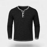 Men's Long Sleeve Henley T-Shirt