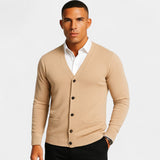 Men's Button Front Knit Cardigan