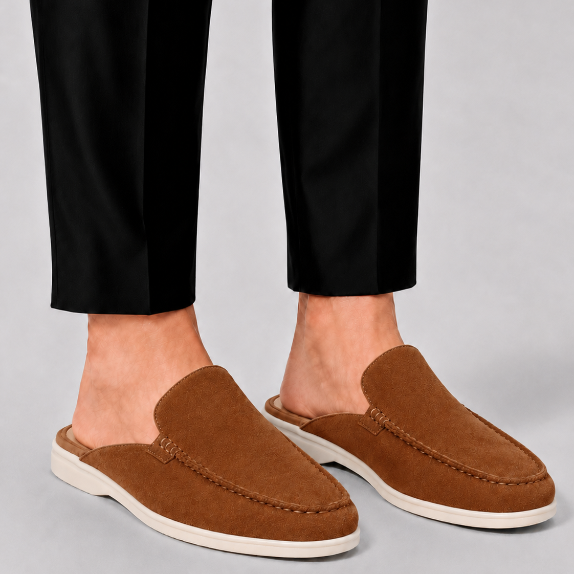 Men's Suede Slip-On Loafers