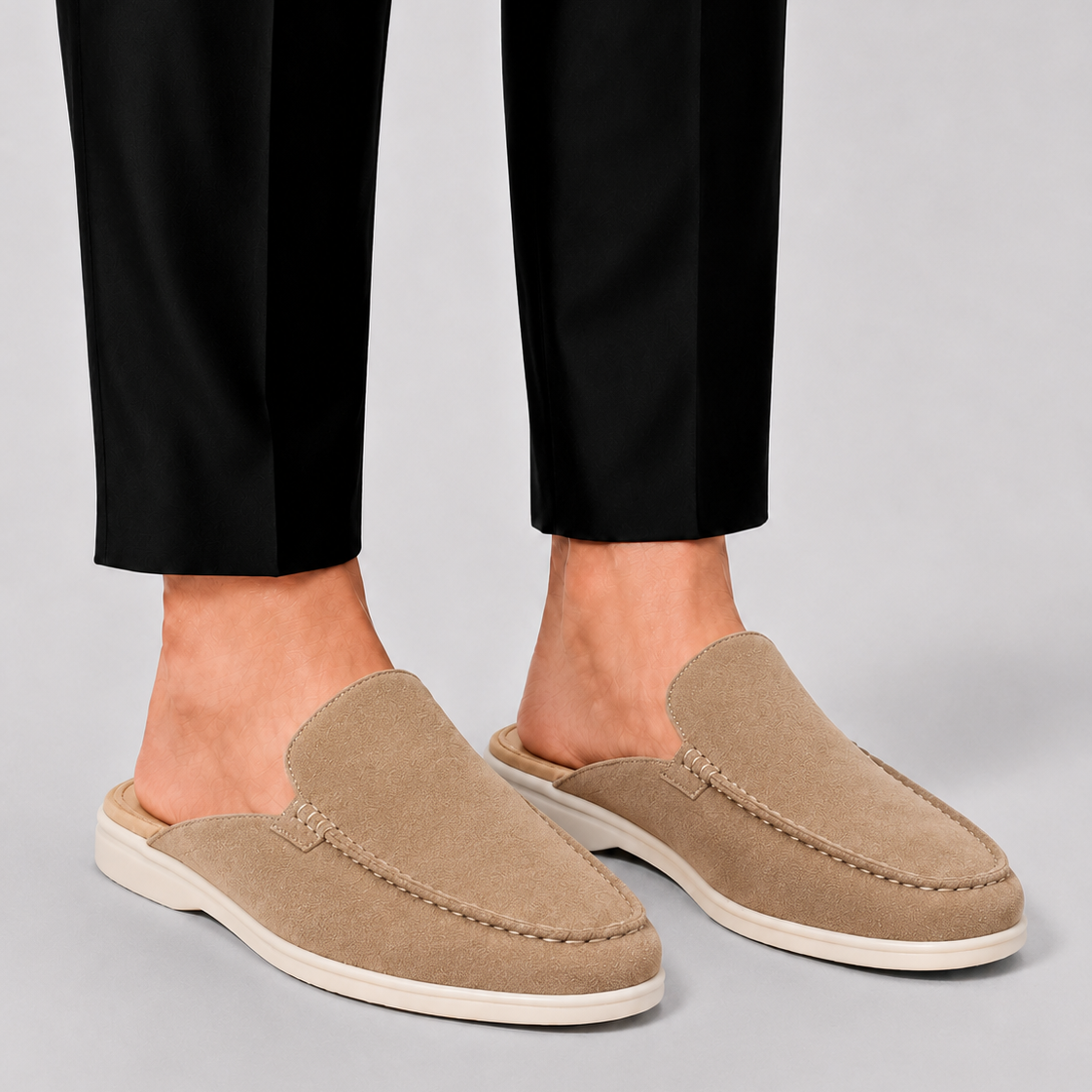 Men's Suede Slip-On Loafers