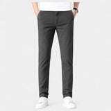Men's Casual Straight Leg Slim Fit Cotton Pants