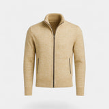 Men's Zip-Up Knit Cardigan