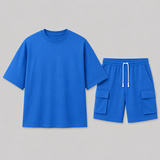 Men's T-Shirt & Cargo Shorts Set