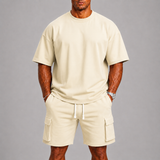 Men's T-Shirt & Cargo Shorts Set