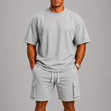 Men's T-Shirt & Cargo Shorts Set