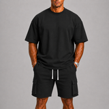 Men's T-Shirt & Cargo Shorts Set