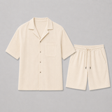 Men's Short Sleeve Shirt & Shorts Set