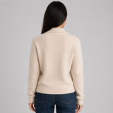 Women's Relaxed Fit Notched Lapel Knit Cardigan