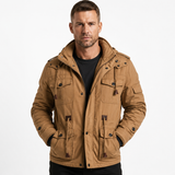 Men's Hooded Utility Field Jacket