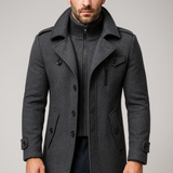 Men's Hooded Zip Front Jacket
