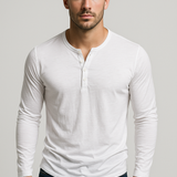 Men's Long Sleeve Henley T-Shirt
