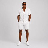 Men's White Linen Summer Tailored Shirt