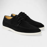 Men's Lace-Up Suede Loafers – Casual Everyday Style