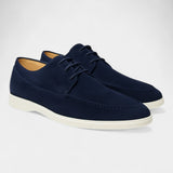 Men's Lace-Up Suede Loafers – Casual Everyday Style
