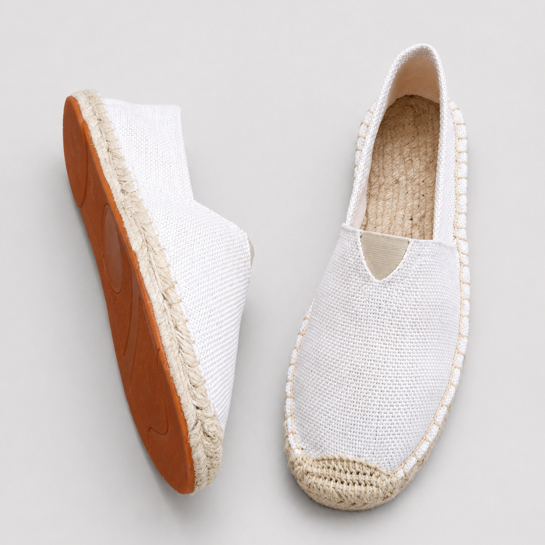 Men's Canvas Espadrille Slip-Ons
