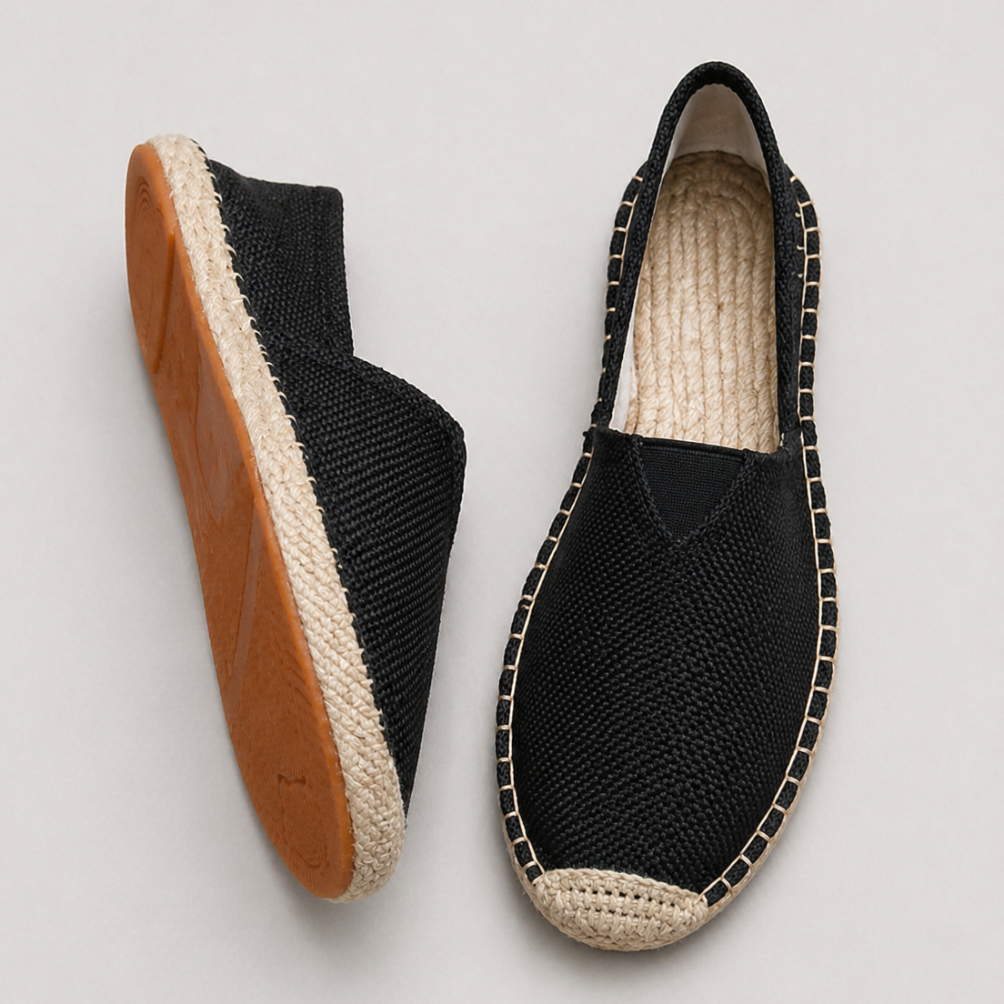 Men's Canvas Espadrille Slip-Ons