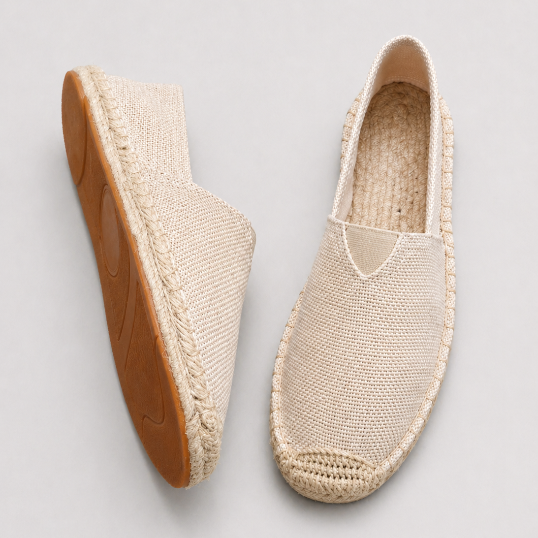Men's Canvas Espadrille Slip-Ons
