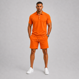 Men's Polo Shirt and Shorts Set