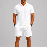 Men's Polo Shirt and Shorts Set