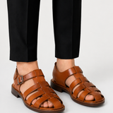 Men's Leather Fisherman Sandals