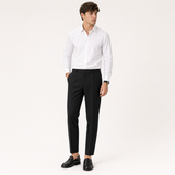 Men's Straight Leg Tailored Dress Trousers