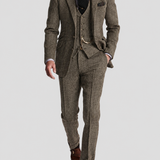 Men's Brown Tweed Blazer