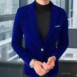 Men's Single-Breasted Tailored Blazer