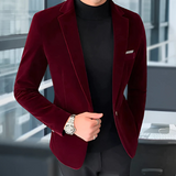 Men's Single-Breasted Tailored Blazer