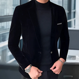 Men's Single-Breasted Tailored Blazer