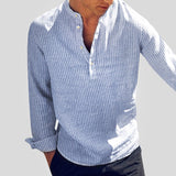 Harbour Weston | Men's Cotton-Linen Henley Shirt
