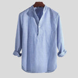 Harbour Weston | Men's Cotton-Linen Henley Shirt