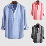 Harbour Weston | Men's Cotton-Linen Henley Shirt