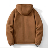 Men's Sherpa Lined Hooded Zip Jacket