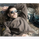 Men's Half Zip Fleece Pullover Sweater