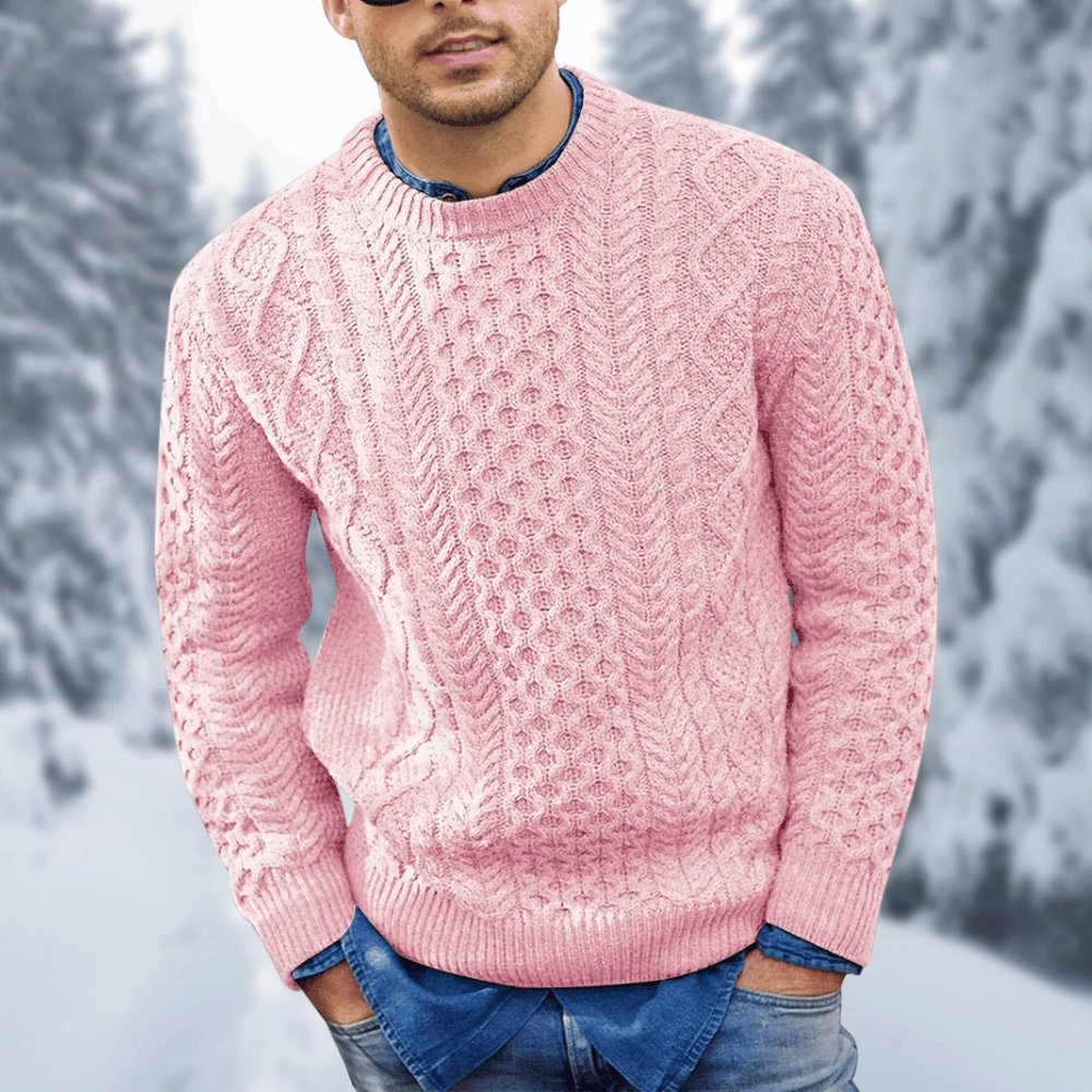 Men's Cable Knit Winter Sweater