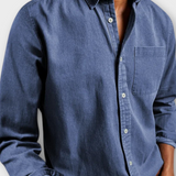 Men's Chambray Button-Up Shirt