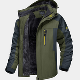Men's Hooded Fleece Lined Outdoor Jacket