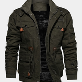 Men's Hooded Military Field Jacket