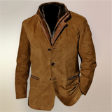 Men's Vintage Button Blazer Jacket