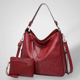 Women's Elegant Black Leather Bag