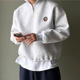 Men's Half Zip Fleece Pullover Sweater